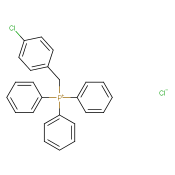 4-氯苄基三苯基氯化磷蓊盐化学结构式