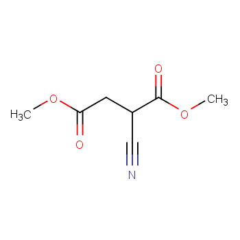 2-氰基丁二酸二甲酯化学结构式