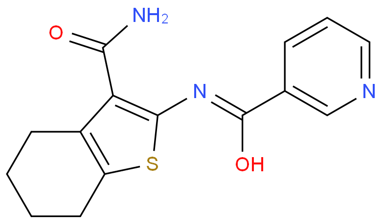 N-(3-氨基甲酰基-4,5,6,7-四氢苯并[b]噻吩-2-基)烟酰胺/298207-49-5
