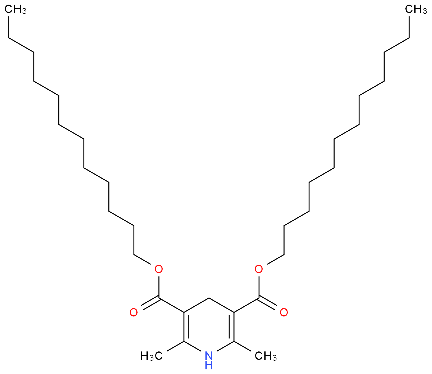 1,4-二氢-3,5-二乙酸月桂醇酯-2,6-二甲基吡啶 产品图片