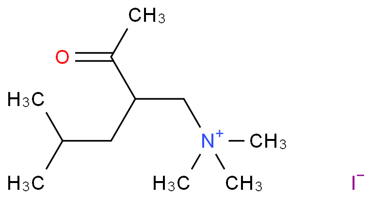 2-ACETYL-4-METHYLPENTYL - TRIMETHYLAMMONIUM IODIDE
