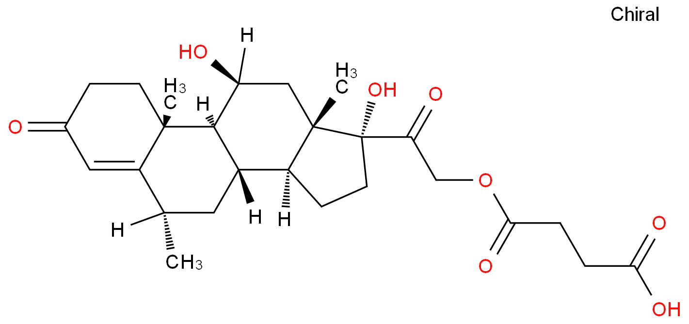 甲基泼尼松龙琥珀酸氢盐EP杂质D CAS:119657-85-1 高校研究所先发后付 产品图片