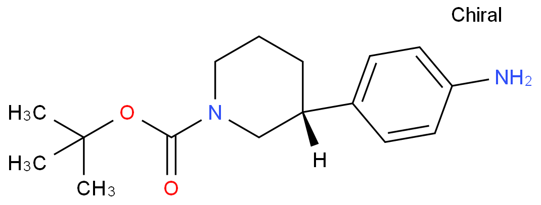 (R)-tert-butyl 3-(4-aminophenyl)piperidine-1-carboxylate（1263284-59-8）  