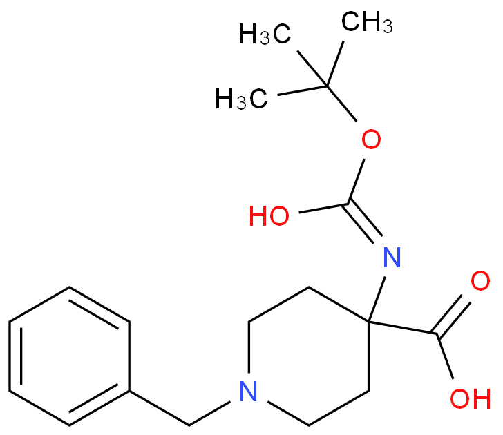 1-Benzyl-4-(tert-butoxycarbonylamino)piperidine-4-carboxylicacid  