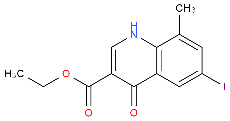 6-碘-8-甲基-4-氧代-1,4-二氢喹啉-3-羧酸乙酯，CAS号：951006-39-6 高校及研究所，先发后付！！ 产品图片