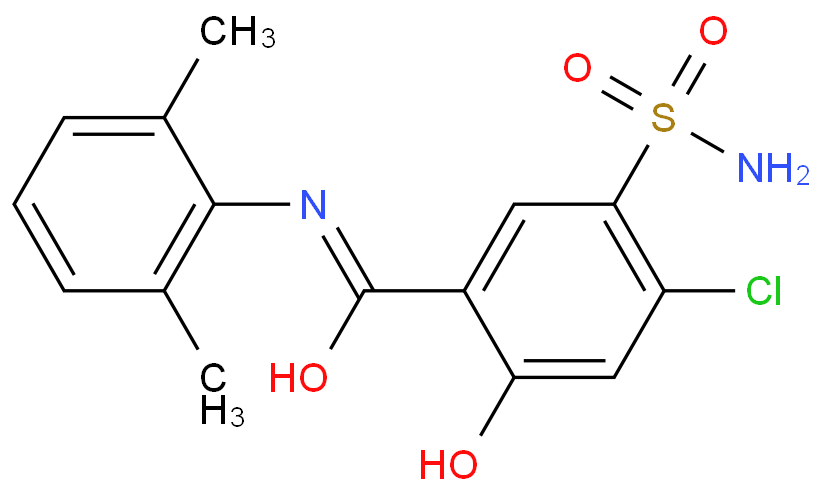 Xipamide structure