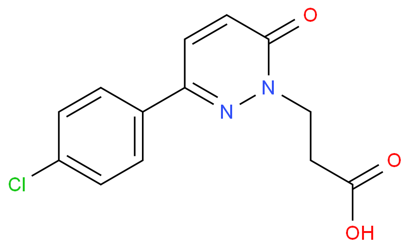 3-[3-(4-Chlorophenyl)-6-oxo-pyridazin-1-yl]propanoic acid
