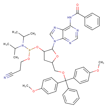 N6-苯甲酰基-5'-O-DMT-3'-脱氧腺苷2'-CE 亚磷酰胺CAS号207347-42-0;分析试剂/科研试验用