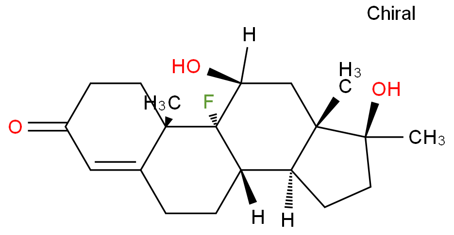 Fluoxymesterone structure