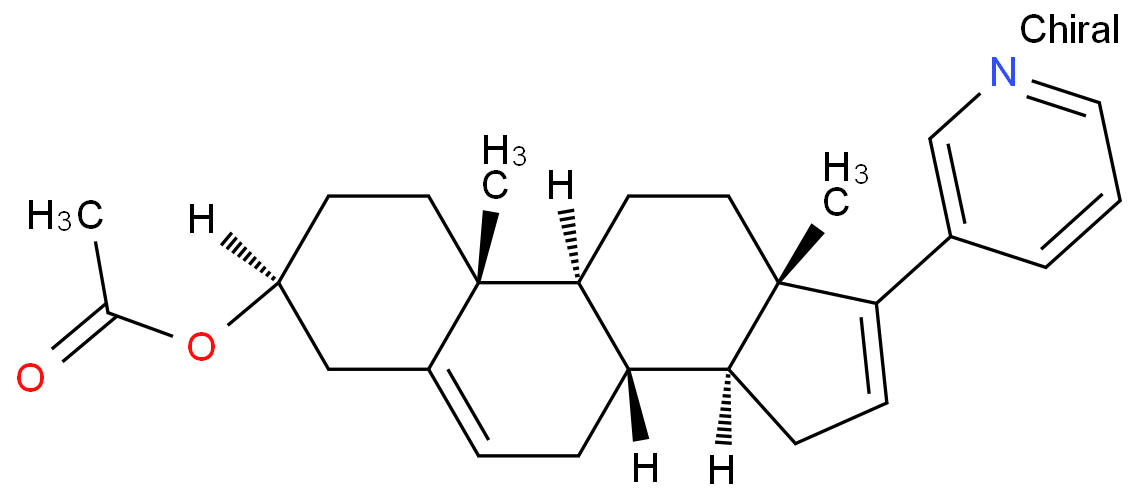 乙酸阿比特龙酯化学结构式