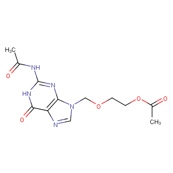 9-[(2-Acetoxyethoxy)methyl]-N2-acetylguanine structure