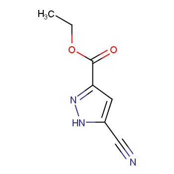 5-氰基-1H-吡唑-3-羧酸乙酯CAS号1809384-28-8；专业试剂/科研实验用 产品图片