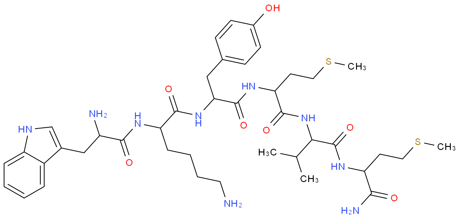 色氨酰-赖氨酰-酪氨酰-蛋氨酰-缬氨酰-D-蛋氨酸