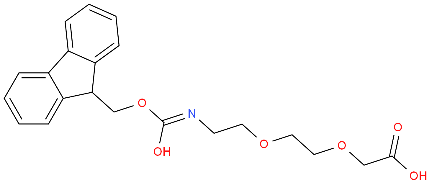 2-[2-[2-(9H-fluoren-9-ylmethoxycarbonylamino)ethoxy]ethoxy]acetic acid