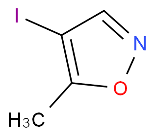 4-碘-5-甲基异恶唑化学结构式