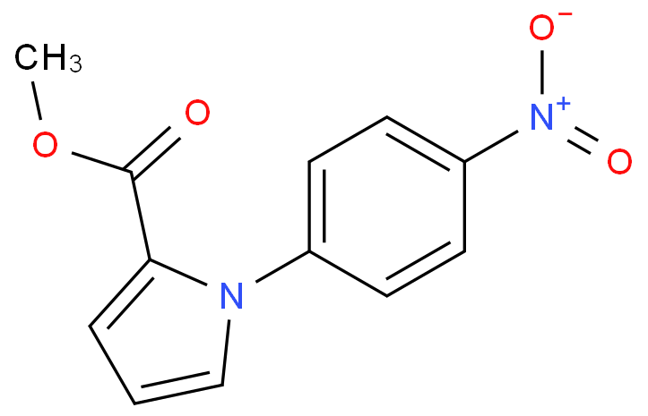 1-(4-硝基苯基)-1H-吡咯-2-羧酸甲酯 CAS号:124475-67-8科研及生产专用 高校及研究所支持货到付款