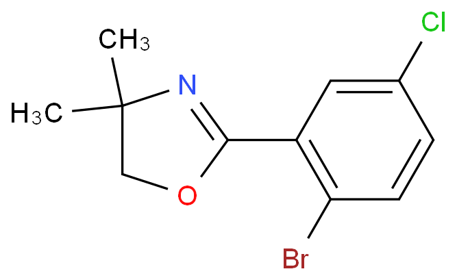 2(2bromo5chlorophenyl)4,4dimethyl4,5dihydrooxazole 849106189 wiki
