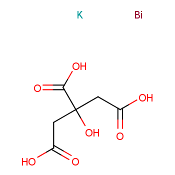 枸橼酸铋钾化学结构式