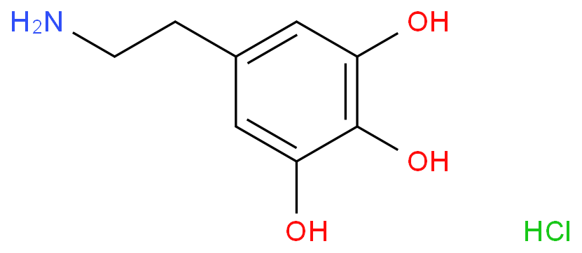 5-(2-氨基乙基)苯-1,2,3-三醇盐酸盐