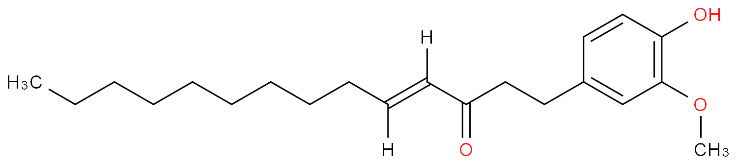 (E)-1-(4-hydroxy-3-methoxyphenyl)tetradec-4-en-3-one