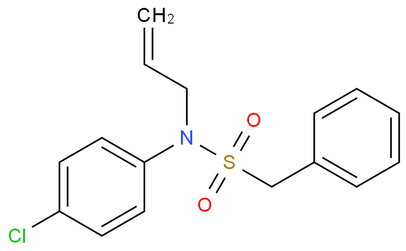 N-(4-chlorophenyl)-1-phenyl-N-prop-2-enylmethanesulfonamide