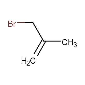 3-溴-2-甲基丙烯化学结构式